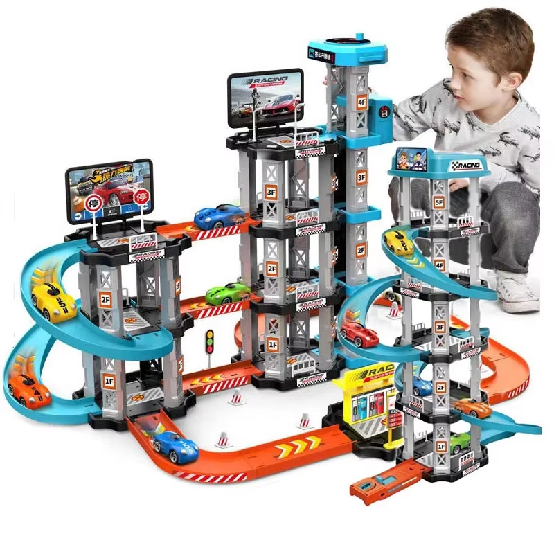 Hot Wheels Car Track Sets - Zabawka tor wyścigowy dla dzieci, rampa,