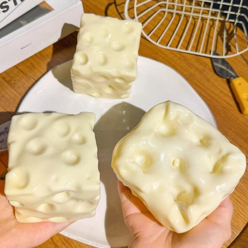 Fidget Cube Original - Taba Squishy Cheese Cube – antystresowa