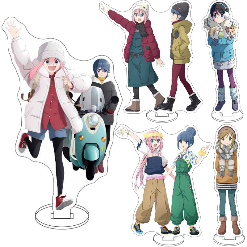 Figma Stand Set - 16CM Anime ‌ Figurka Yuru Camp