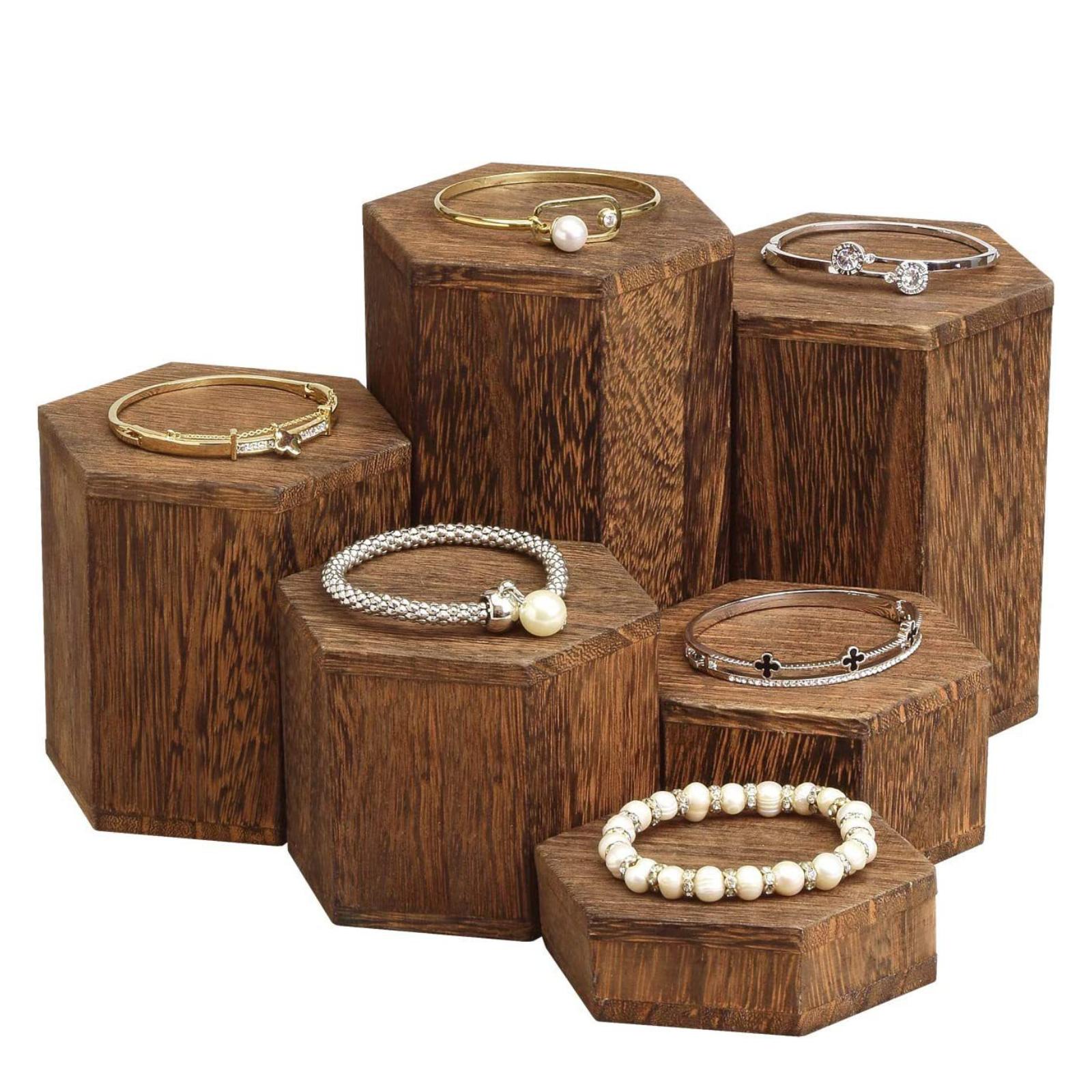 6-częściowy zestaw drewnianych – Display Risers Set recenzja i cena