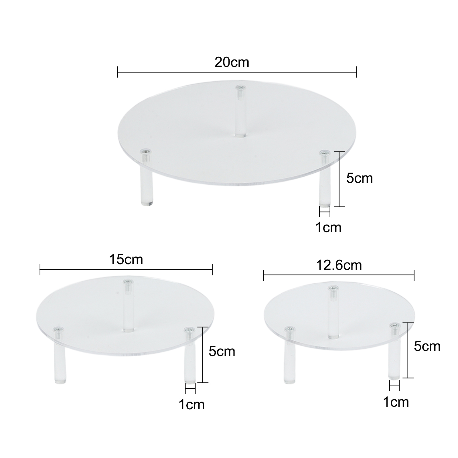 Przezroczyste akrylowe podstaw – Display Risers Set recenzja i cena